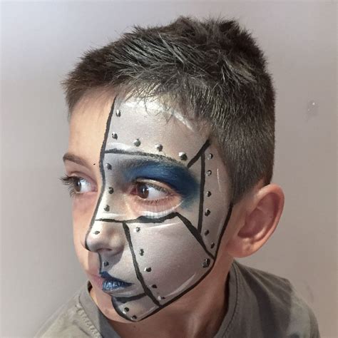 easy robot makeup